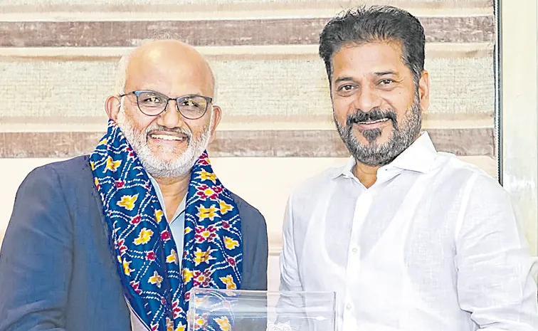 CM Revanth Reddy Meet Adobe CEO Discuss On Telangana Rising 2047 vision