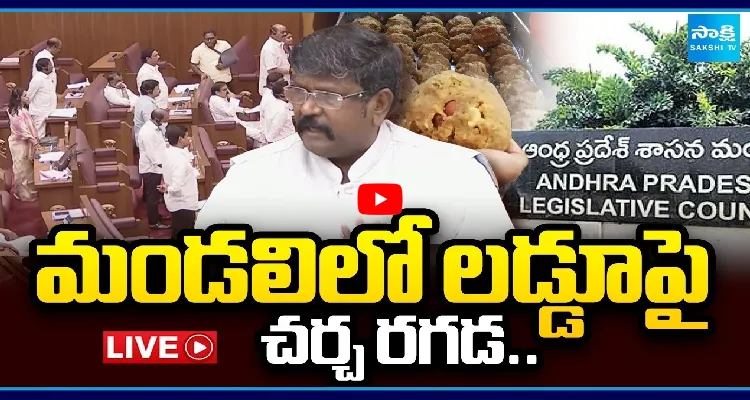 లడ్డూపై చర్చ.. శాసనమండలిలో రగడ..