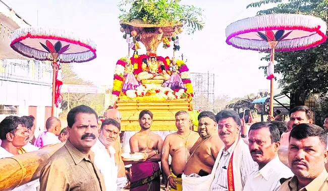 కల్పవృక్ష వాహనంపై నారసింహుడి రాజసం