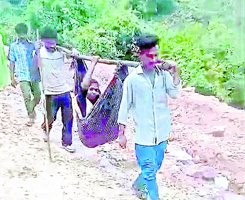 తప్పని డోలీ కష్టాలు 