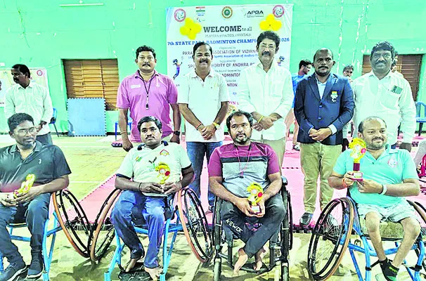 ముగిసిన పారా బ్యాడ్మింటన్‌ రాష్ట్ర స్థాయి పోటీలు