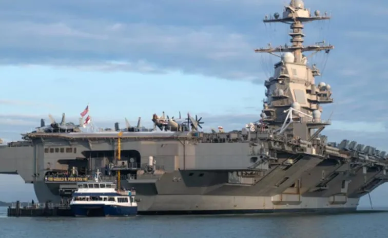 Uss Gerald R Ford Arrives Near Israel