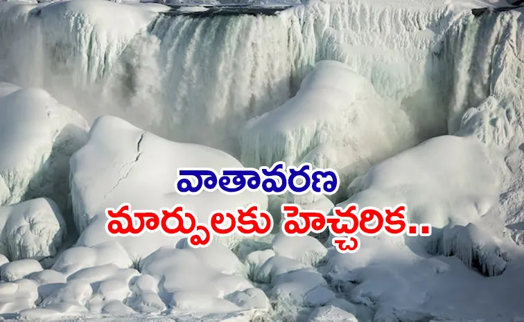 Why has Niagara Falls frozen Breathtaking ice cliffs take over