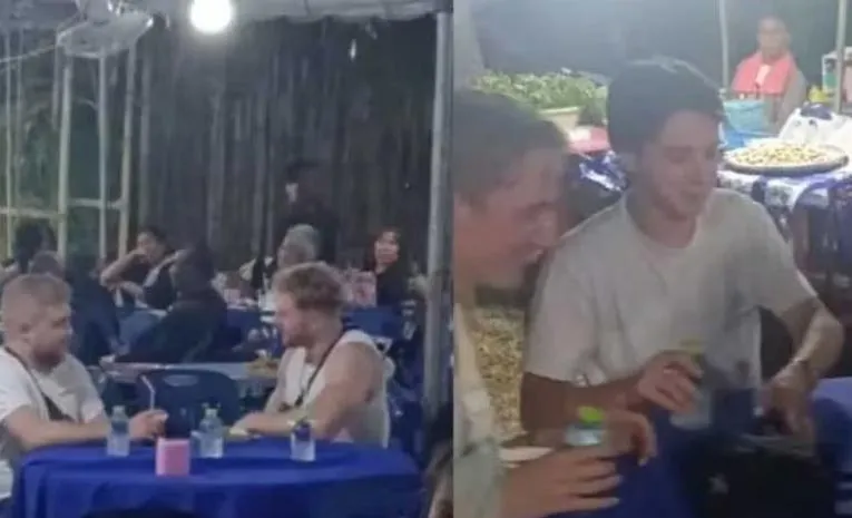 In Thailand they went out for food at a funeral ceremony