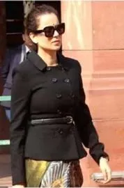 At Parliament, Kangana Ranaut combined tradition and style in a silk saree