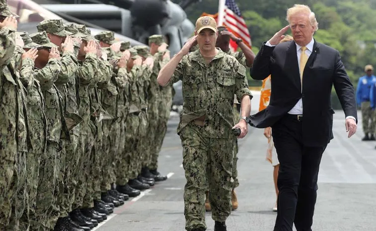 Donald Trump On His First Term And Army Status