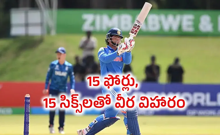 Vaibhav Suryavanshi races to 55-ball century in U19 World Cup 2026 final
