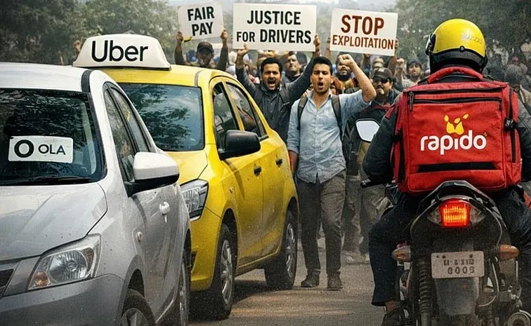 Ola, Uber, Rapido drivers call for nationwide strike on Feb 7