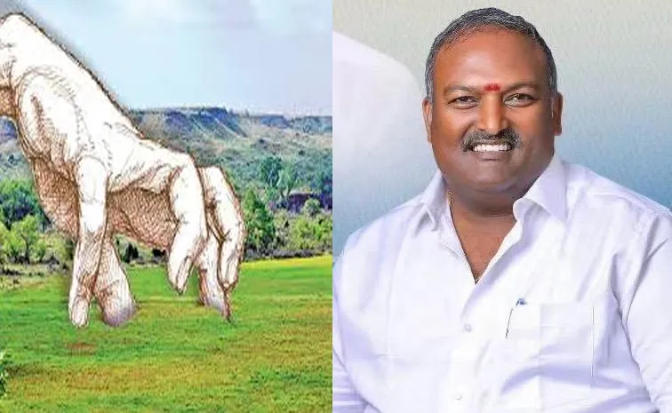 జనసేన ఎమ్మెల్యే దందా.. 200 కోట్లు భూమి కబ్జా!