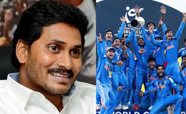 టీమిండియా యువ జట్టుపై వైఎస్‌ జగన్‌ ప్రశంసలు