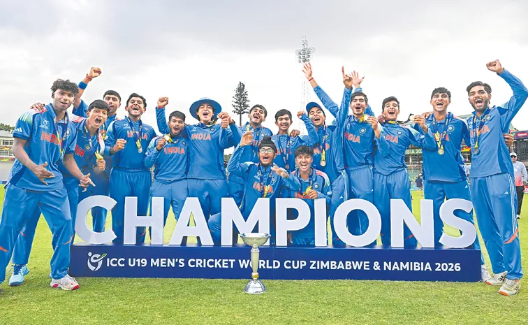 India won the Under 19 World Cup final against England by 100 runs