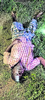 విద్యుదాఘాతంతో  రైతు దుర్మరణం  