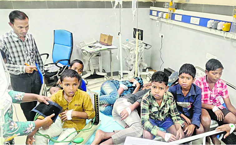 89 students fell seriously ill at the tribal residential school