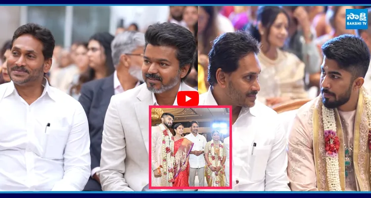వైఎస్ జగన్ సోదరుడు సునీల్ రెడ్డి కుమారుడి వివాహ వేడుకలు