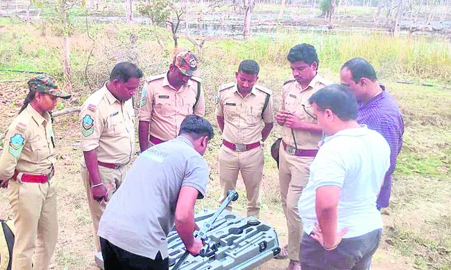 ● జన్నారం డివిజన్‌లో డ్రోన్‌తో పర్యవేక్షణ ● ఇప్పటికే శి