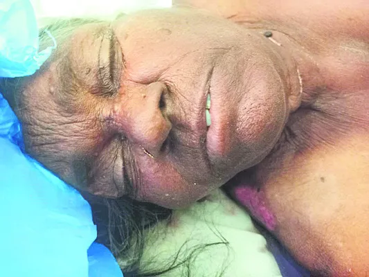 గుర్తు తెలియని వృద్ధురాలి మృతి 