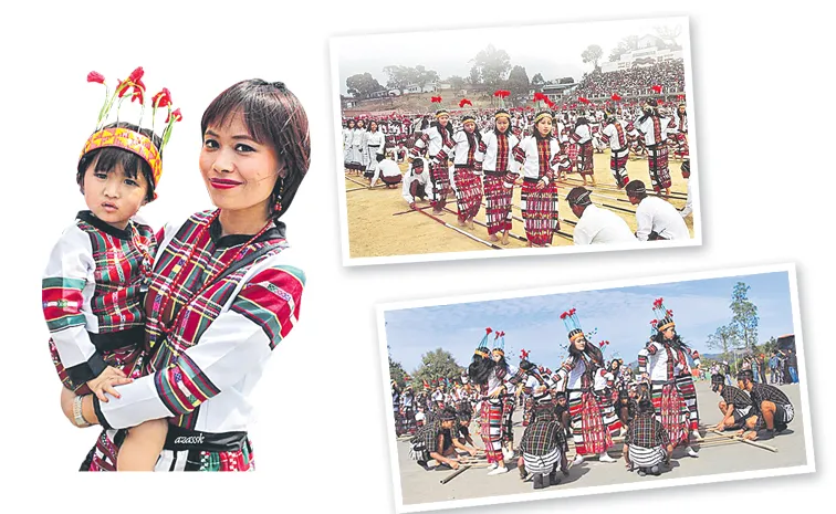 The valleys of Mizoram are filled with the music of bamboo flutes in march 