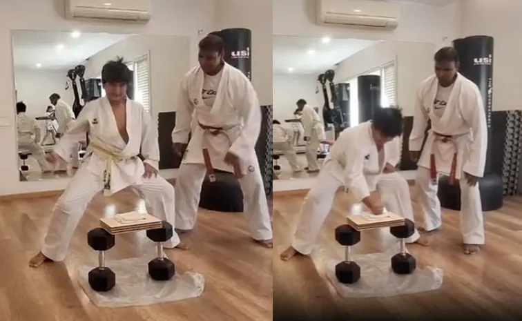 Allu Ayaan Martial Arts Video Latest