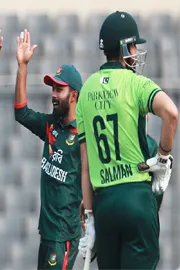 Pakistan all out for 114 runs in 1st ODI vs bangladesh