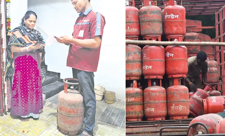 OTP Rule Delays Gas Cylinder Delivery In Hyderabad