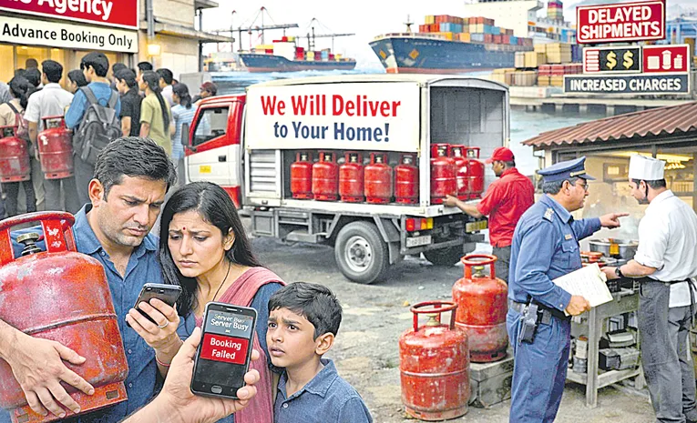 fear of gas cylinder shortage amid west asia war