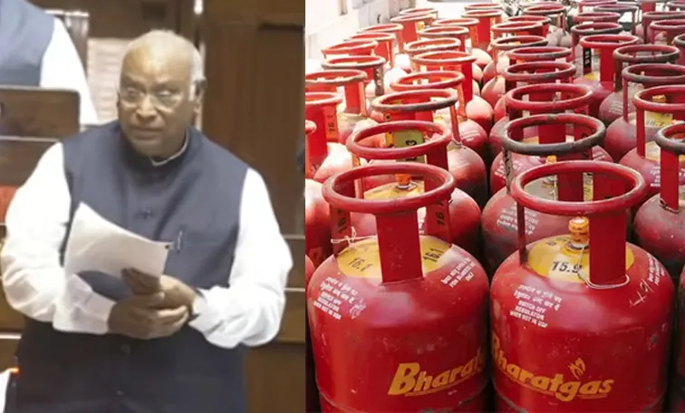 ఎల్‌పీజీ సంక్షోభంపై కేంద్రం అబద్దాలు  చెబుతోంది : మల్లిఖార్జున ఖర్గే