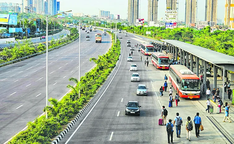 నగరం చుట్టూ ఔటర్‌పై ఆర్టీసీ టెర్మినళ్లు