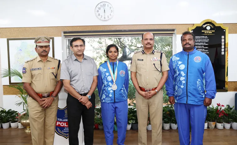 జమ్మూ కాశ్మీర్‌లో తెలంగాణ పోలీస్ క్రీడాకారిణి ప్రతిభ
