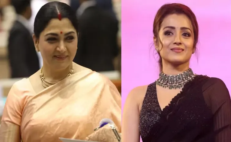 Khushbu Sundar backs Trisha over public appearance with Vijay