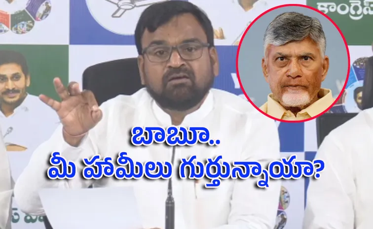Ysrcp Leader Amjad Basha Fires On Chandrababu Government