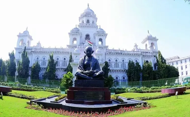 Update: BRS MLAs protest at the Telangana Assembly leads to tensions