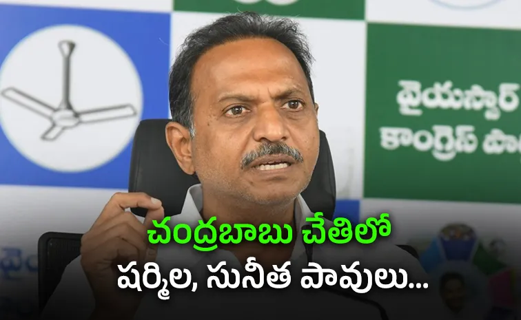 ఎన్నికల్లో షర్మిల ఖర్చు పెట్టిన ప్రతీ పైసా చంద్రబాబుదే: సతీష్‌ రెడ్డి