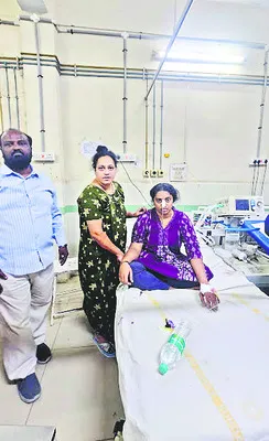 మహిళపై భర్త, అత్తమామల దాడి 
