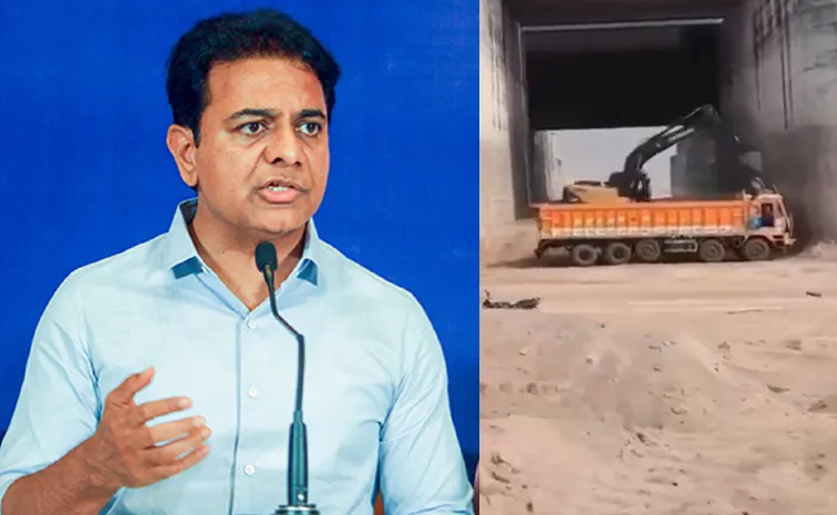 BRS KTR Serious On Sand Mafia In Kaleshwaram Barrage