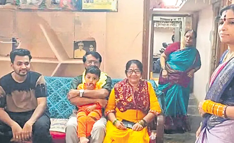 Mallojula Venugopal Rao arrived at his home in the Peddapalli district 