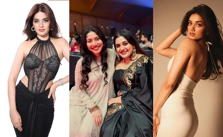 నిధి అగర్వాల్ వయ్యారాలు.. ఇద్దరు హీరోయిన్స్ ఒకేచోట