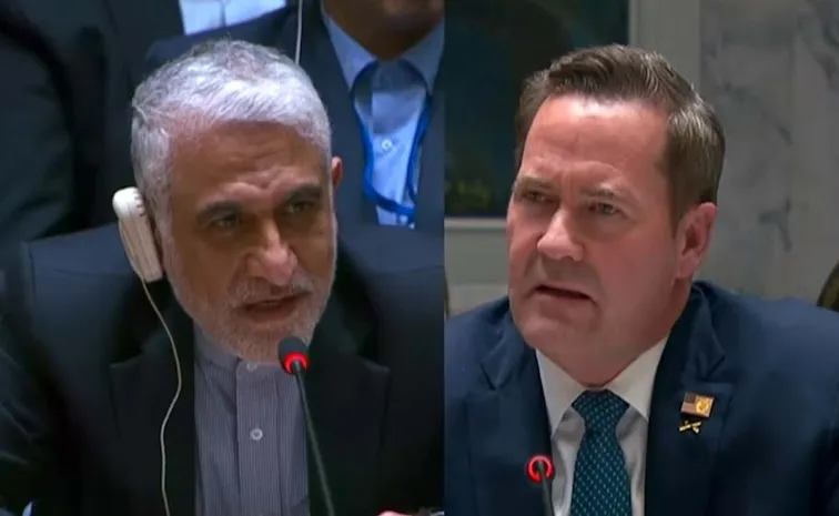 Iran and US envoys in fierce war of words during UN Security Council 