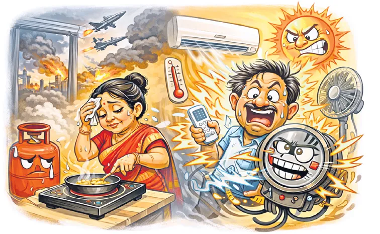 గ్యాస్‌ తంటాలు.. విద్యుత్‌ మంటలు