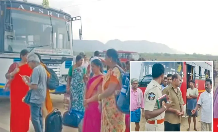 ఏపీ డ్రైవర్‌ను చితకబాది, బస్సులో తీసుకెళ్లిన కర్ణాటక సిబ్బంది   