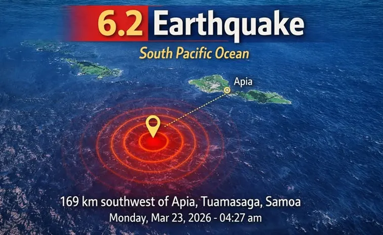 Earthquake of magnitude 6.1 rattles Pacific Ocean