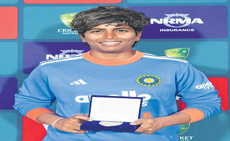 Indian pace bowler Arundhati Reddy has been named the ICC Women Player of the Month 2026