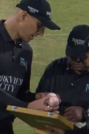 Pakistan Super League 1st Match Turns Into Pink Ball Contest Viral