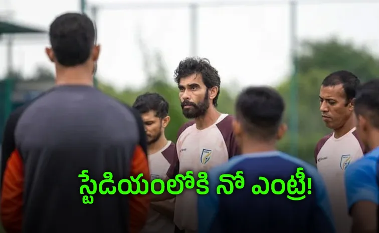 Indian Football Players-Coach Denied Entry Stadium Over Payment Issue