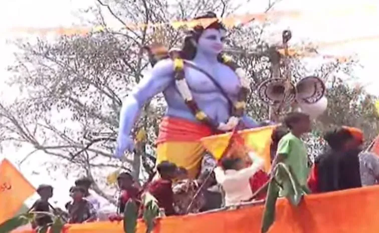   Grand Sri Rama Navami Procession Under Tight Security in Hyderabad