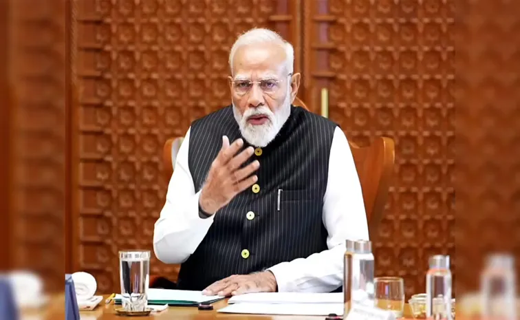 నేడు సీఎంలతో మోదీ వర్చువల్‌ భేటీ 