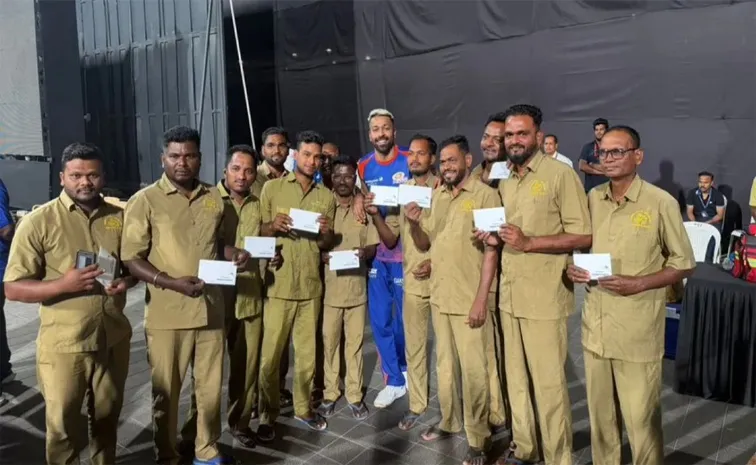 Hardik Pandya Heavily Rewards Wankhede Staff