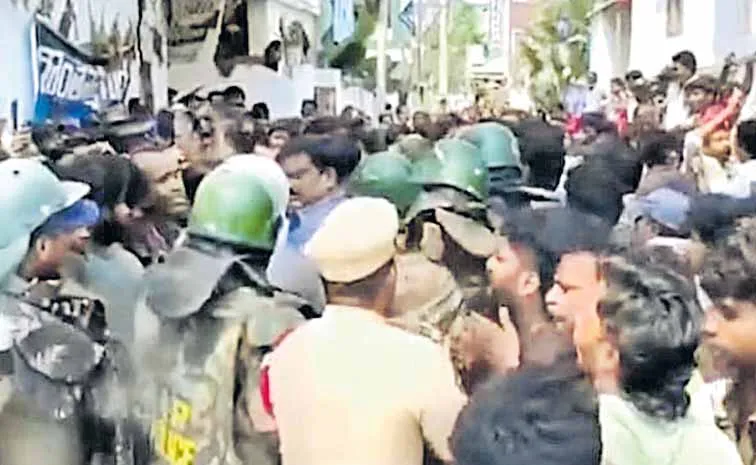 రఘురామ పర్యటనతో టెన్షన్‌!  