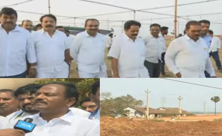 Police Obstacles For Ysrcp Visit To Mulapeta Port