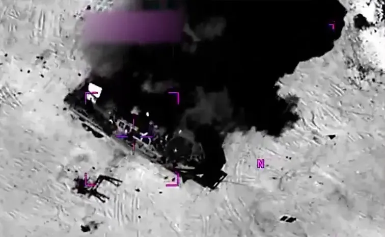 US releases footage of airstrikes on Iranian naval vessels