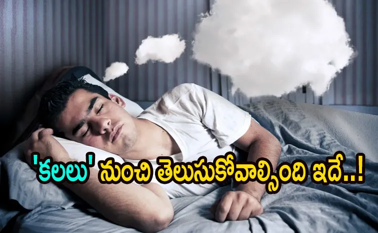 Health Tips: Dreams: What They Are and What They Mean